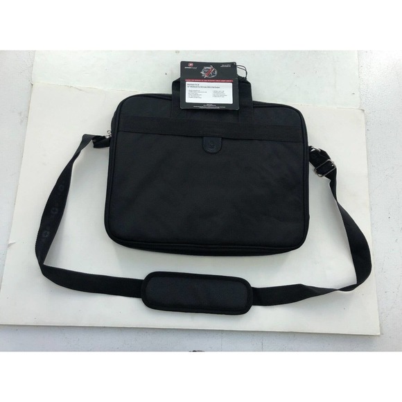 SwissGear Developer SL Black 15" MacBook Pro SlimCase w iPad Pocket - NEW - NWT - Picture 2 of 4